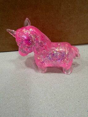 Pink Glitter Unicorn Sensory Toy squishy unicorn toy new stress toy squishies